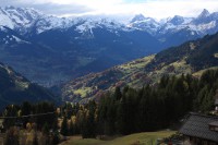 Aussicht im Montafon auf dem Kristberg